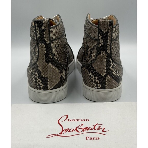 Christian Louboutin Louis Orlato Flat Python Ghost Roccia Sneaker Sz 44 EU 11 US main image 12
